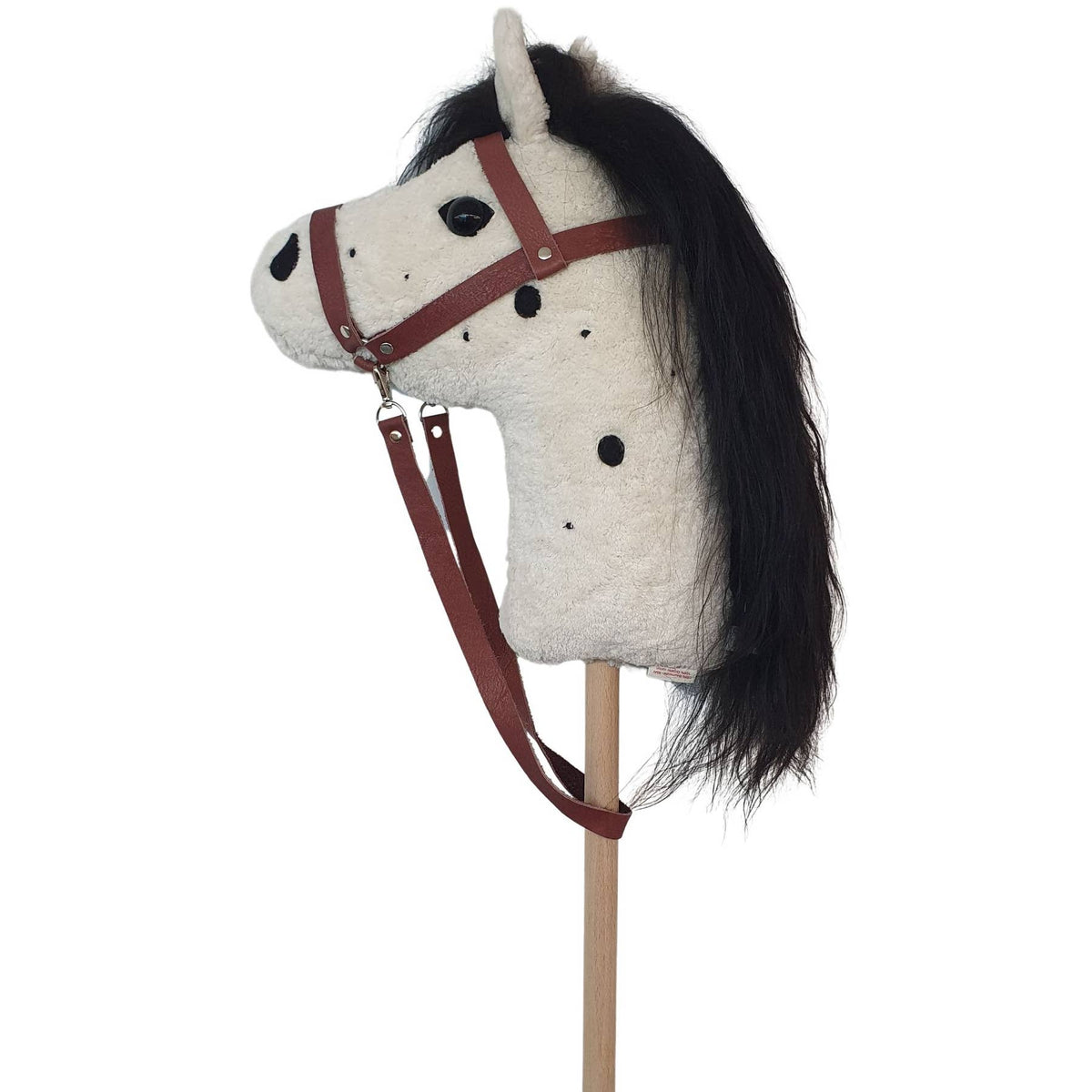 Hobby Horse — White Polka Dots