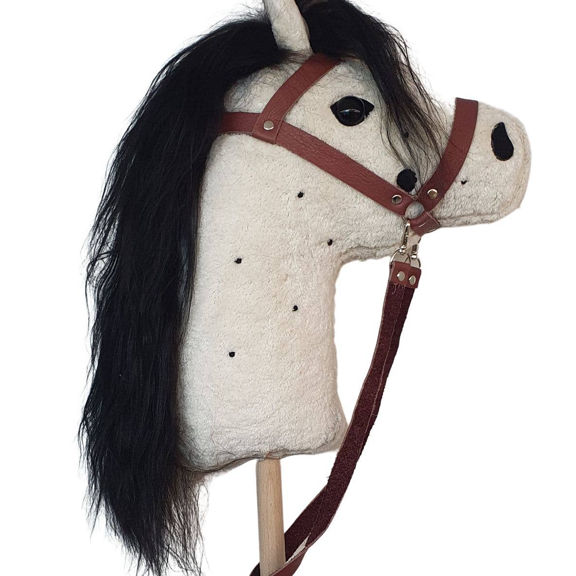 Hobby Horse — White Polka Dots