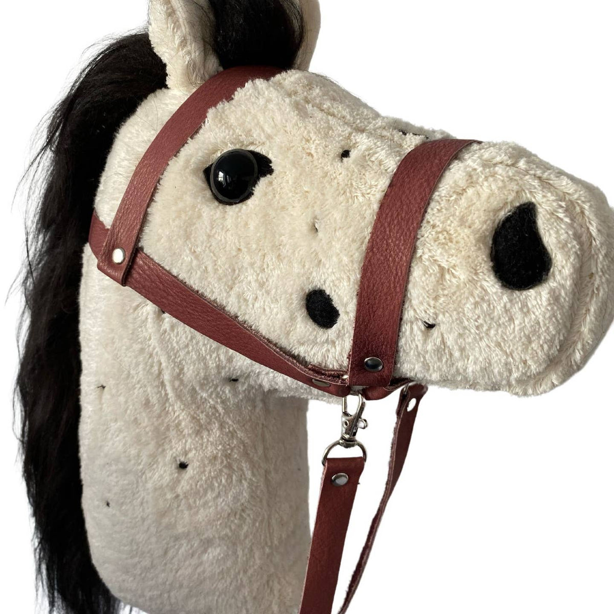 Hobby Horse — White Polka Dots